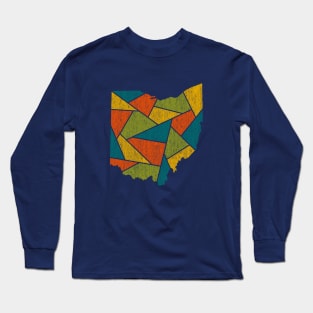 Ohio Mosaic - Cuyahoga Carnival Long Sleeve T-Shirt